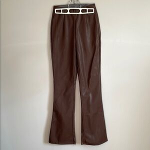 Stylish Brown Fit and Flare Trousers by ASOS Brand